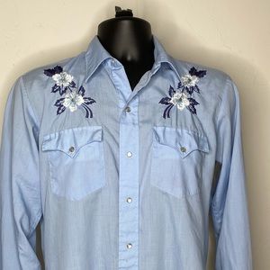 Embroidered western shirt